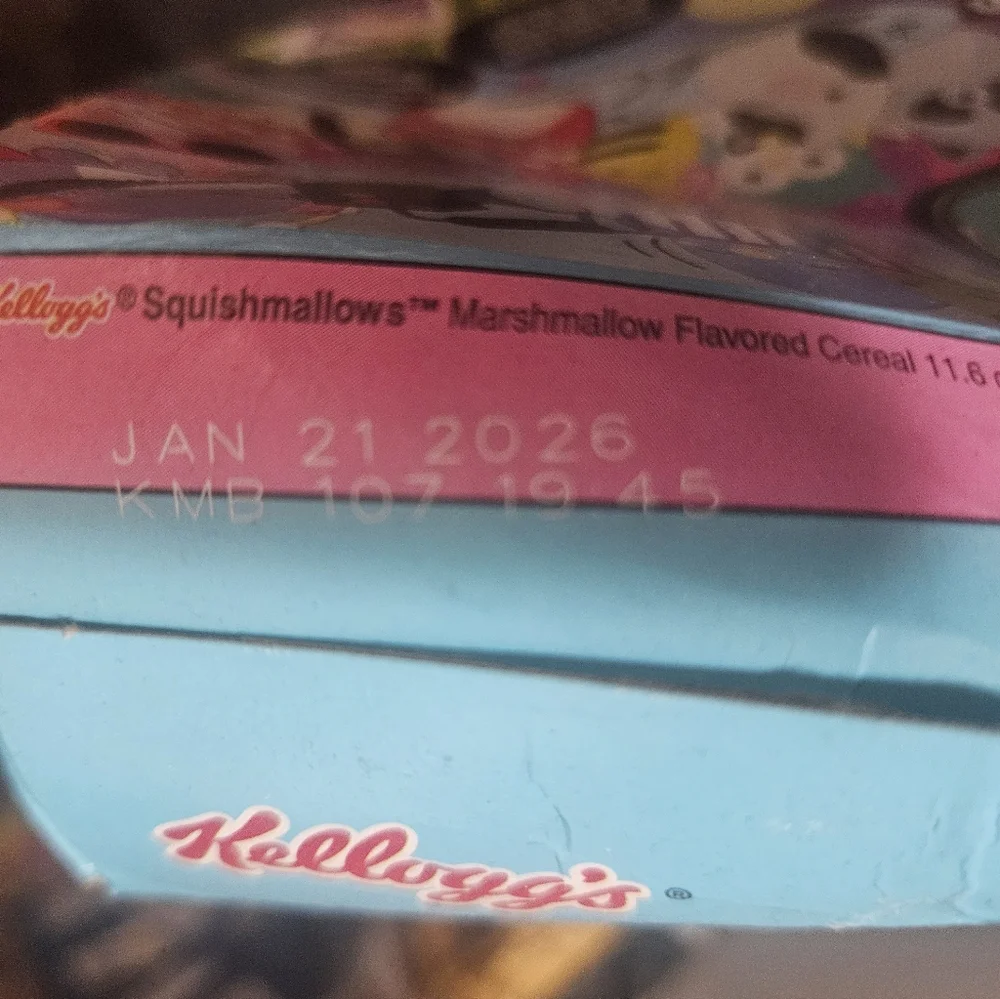 NIB Squishmallows Cereal With Marshmallows Box